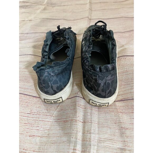 Kate Spade Women's Metallic Leopard Print Sneakers - 8M - Picture 4 of 14